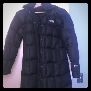 North Face Metropolis 600 fill parka, black XS